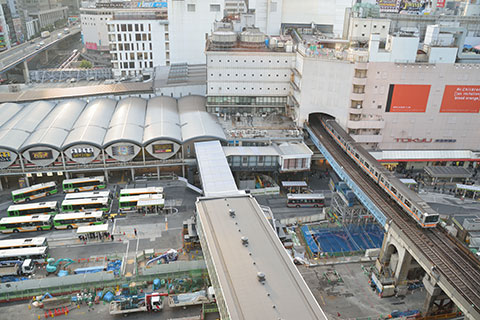 変貌する渋谷駅